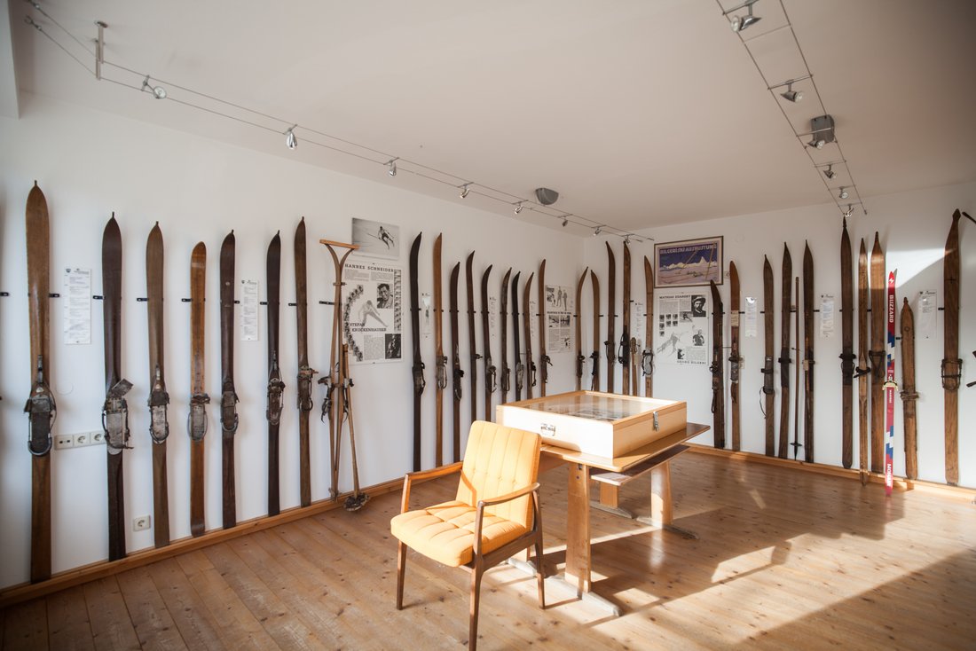 Das Skimuseum Reit im Winkl von innen 